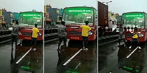 பேருந்தை வழிமறித்து நடனமாடி இன்ஸ்டா ரீல்ஸ் வெளியிட்ட மாணவர்களுக்கு நேர்ந்த பரிதாபம்!