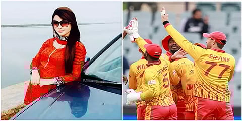 இந்தியாவை தோற்கடித்தால்.. ஜிம்பாப்வேக்கு பாகிஸ்தான் நடிகையின் ப்ரொபஸல்!!