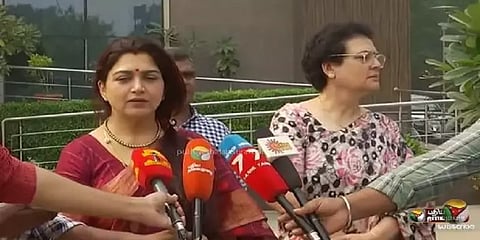 சர்ச்சைக்குரிய பேச்சு - திமுக சைதை சாகித் மீது தேசிய மகளிர் ஆணையத்தில் குஷ்பு புகார்!