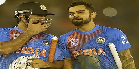 ‘தோனி எனக்கு அனுப்பிய குறுஞ்செய்தி இதுதான்’ - ரகசியத்தை உடைத்த விராட் கோலி!