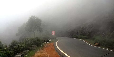 தேக்கடியில் கடும் பனிமூட்டம் - கடுங்குளிர் காலநிலையால் சுற்றுலா பயணிகள் உற்சாகம்