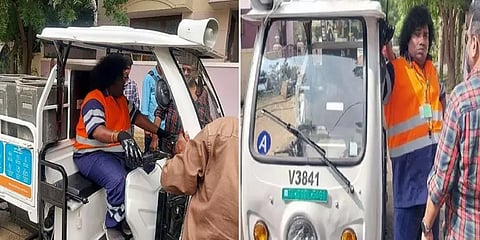 குப்பைகளை பிரித்தெடுக்கும் தூய்மை பணியாளரான நடிகர் யோகி பாபு - ஏன் தெரியுமா?