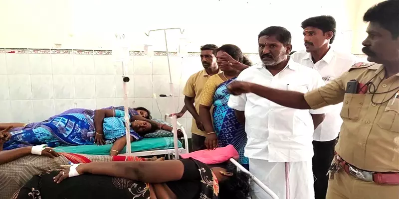 100 நாள் வேலை பணியாளர்களை கடித்த கதண்டு: 12 பேர் மயக்கம் - மருத்துவமனையில் அனுமதி