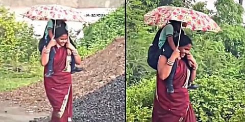 ”தாயை விட பெரிய சக்தி எதுவுமில்ல” - நெகிழ்ச்சி வீடியோவால் உணர்ச்சிவசப்பட்ட நெட்டிசன்ஸ்!