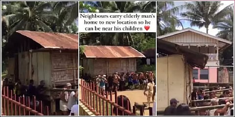 7 அடி வீட்டை அலேக்காக தூக்கிச்சென்ற கிராமத்தினர்.. ஏன் தெரியுமா? நெகிழ வைத்த காரணம்!