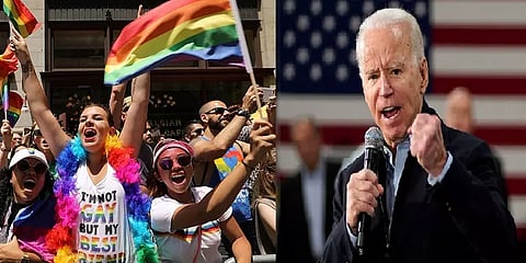 "நீங்கள் யாராக இருந்தாலும்... யாரை விரும்பினாலும் சரி! அன்பு அன்புதான்"- ஜோ பைடன்