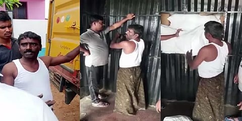 நெல்லை: மினி கண்டெய்னரின் உள்ளே இரகசிய அறை! எப்படியெல்லாம் கடத்துறாங்க!