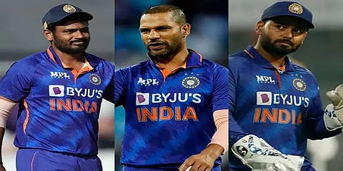 ரிஷப் தொடர்ந்து சொதப்பும் போதும் சஞ்சு சாம்சனை விளையாட வைக்காதது ஏன்?-தவான் சொன்ன விளக்கம்