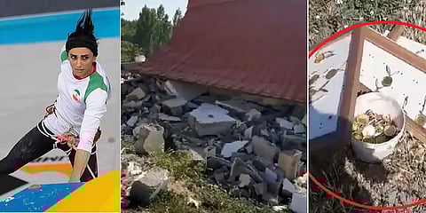 ஹிஜாப்பின்றி போட்டியில் பங்கேற்ற ஈரானிய வீராங்கனை வீடு தரைமட்டம்... வீதியில் பதக்கங்கள்!