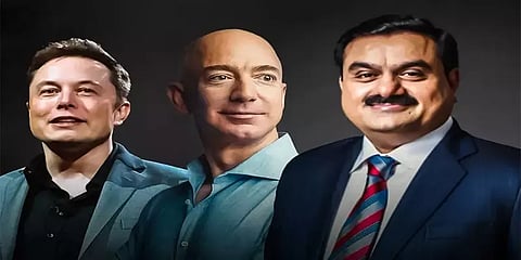 டாப்-10 உலக பணக்காரர்கள் பட்டியல்.. ஆதிக்கம் செலுத்தும் அமெரிக்கர்கள்! இந்தியர்கள் இருவர்!