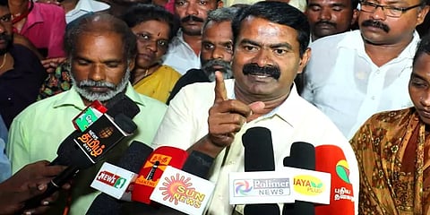 ``அஞ்சு விரல் போதும்: ஆளுநர் 6வது விரல் அதை வெட்டியெறிய வேண்டும்” - சீமான் காட்டம்