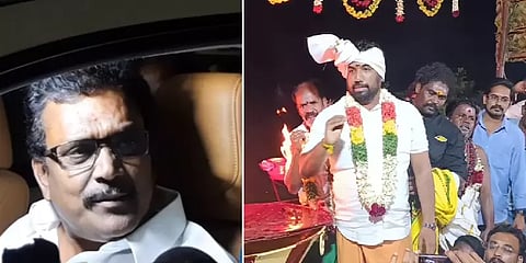 `கார்த்திகை தீபத்தை யார் முதலில் ஏற்றுவது?’-கோயிலில் திமுக-ஓபிஎஸ் குடும்பம் தள்ளுமுள்ளு