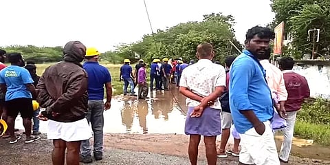 மாண்டஸ் புயலால் அறுந்துகிடந்த மின் கம்பியை மிதித்த இரு வடமாநில இளைஞர்கள் பலி