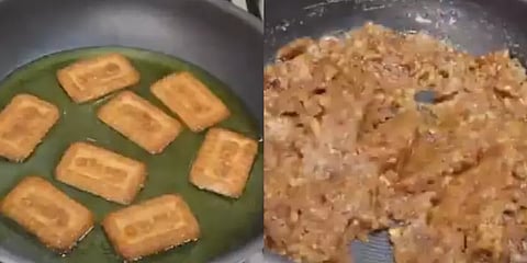 ”அந்த டிஸ்லைக் பட்டன குடுங்களேன் ப்ளீஸ்..” பார்லே ஜி அல்வாவை பார்த்து கடுப்பான நெட்டிசன்ஸ்