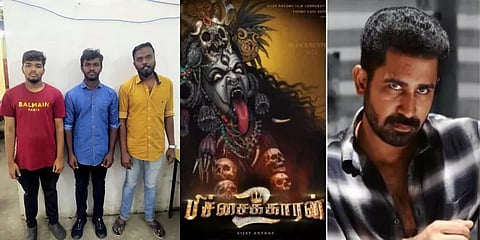 பிச்சைக்காரன் - 2 படக்குழுவைச் சேர்ந்த மூவர் கைது.. கேமிராக்கள் பறிமுதல் - நடந்தது என்ன?