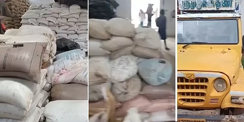 புதுக்கோட்டை: பதுக்கிவைக்கப்பட்டிருந்த 2,000 டன்னுக்கும் மேற்பட்ட ரேஷன் அரிசி பறிமுதல்!