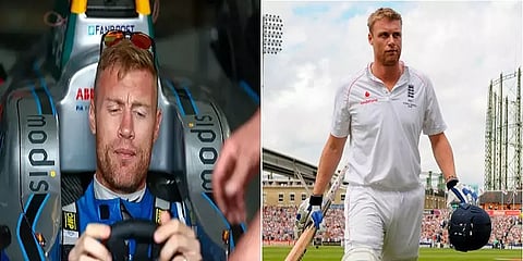 சூட்டிங்கின் போது கார் விபத்து! நூலிழையில் உயிர் தப்பிய இங்கிலாந்து வீரர் பிளின்டாஃப்!