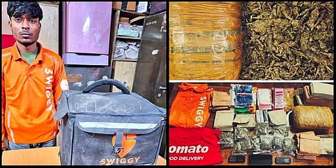 ஸ்விக்கி, ஸொமெட்டோ டெலிவரி பேக்குகளில் போதைப் பொருட்கள்! சிக்கிய பீகார் இளைஞர்கள்