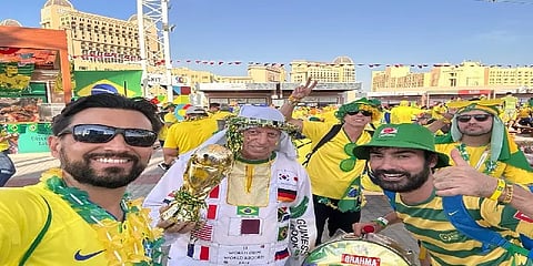 FIFA உலகக்கோப்பை பார்த்தே உலக சாதனை படைத்த ஃபுட்பால் ரசிகர்.. அங்கீகரித்த கின்னஸ்!