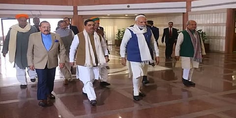 `யோகாவை ஊக்குவிக்க உழைப்பதைபோல, இதற்கும் எம்.பி.க்கள் உழைக்கணும்’-பிரதமர் மோடி சொன்னதென்ன?