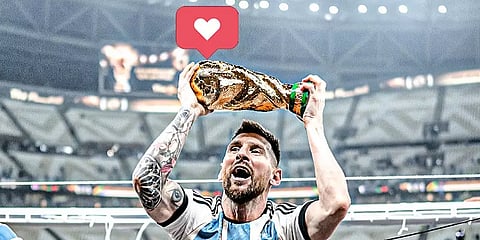 ஒரே போஸ்ட்ல இன்ஸ்டா வரலாற்றை மாற்றி எழுதிய மெஸ்ஸி! அப்படி என்ன நடந்தது?