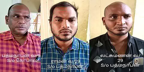 காஞ்சிபுரம்: திமுக ஊராட்சி மன்ற உறுப்பினரை தாக்கியதாக அதிமுக பிரமுகர் உட்பட மூவர் கைது