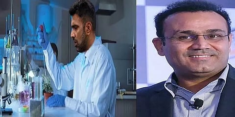 ``இந்த சைண்டிஸ்ட் அதை செய்துவிட்டார்”- மீம் போட்டு அஸ்வினை புகழ்ந்துதள்ளிய சேவாக்!