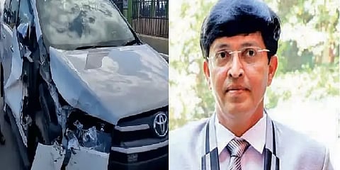 சுனாமி நினைவு தினம்: அஞ்சலி செலுத்த செல்கையில் விபத்துக்குள்ளான ஜெ. ராதாகிருஷ்ணனின் கார்