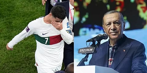”ரொனால்டோ மீது அரசியல் தடை விதிக்கப்பட்டது! அவரை வீணடித்தனர்” - துருக்கி அதிபர் பேச்சு