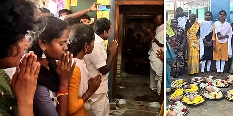 புதுக்கோட்டை தீண்டாமை விவகாரம்: சர்ச்சைக்கு உள்ளான கோயிலில் சமத்துவ பொங்கல் வைத்து வழிபாடு