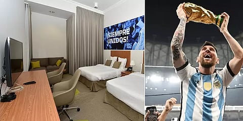 கத்தாரில் மினி அருங்காட்சியமாகும் மெஸ்ஸி தங்கிய அறை! - அட இவ்ளோ வசதிகள் இருக்கா?