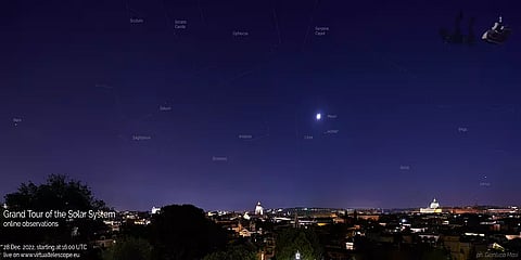 ஒரே நேரத்துல ஏழு கோள்களும் நேர்கோட்டில்! இன்று இரவு நீங்க கூட பாக்கலாம்! எப்படி தெரியுமா?