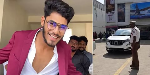 நம்பர் பிளேட் இல்லாமல் டி.டி.எஃப். வாசன் பயணம் செய்து வந்த சொகுசு கார் பறிமுதல்!