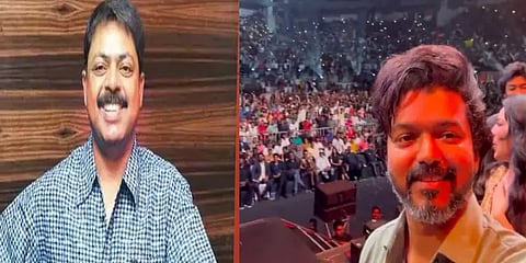 “சரியா தலை வாரியிருக்கலாம்; ட்ரெஸ் நல்லா பண்ணியிருக்கலாம்”- விஜய் குறித்து ஜேம்ஸ் வசந்தன்!