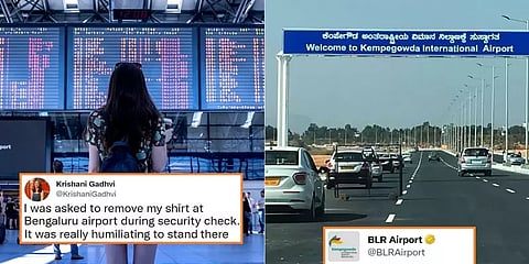 பெங்களூர் விமான நிலையத்தில் ஆடையை கழற்றி சோதனை?.. சிஐஎஸ்எப் மீது இளம்பெண் பரபரப்பு புகார்