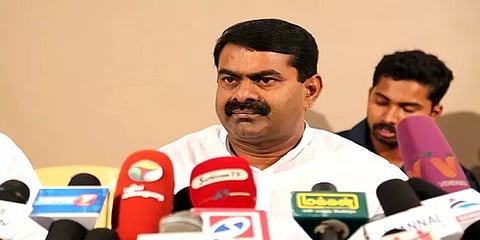 "தமிழ்நாடு என்ற பெயர் பிடிக்கவில்லையெனில், ஆளுநர் வெளியேறட்டும்"- சீமான்