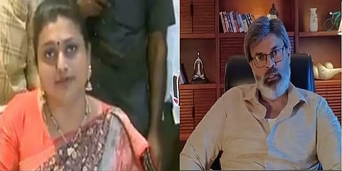 ”உங்க வாய் குப்பைத்தொட்டி மாதிரி இருக்கு ”- அமைச்சர் ரோஜாவை விமர்சித்த சிரஞ்சீவி பிரதர்!