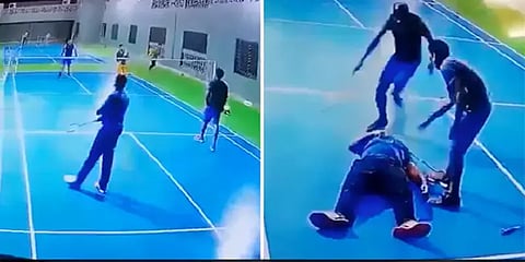 ஓமனில் பேட்மிண்டன் விளையாடியபோது மைதானத்திலேயே சரிந்து விழுந்து கேரள வீரர் மரணம்!