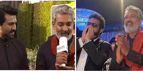 "இப்போ நினைச்சாலும் என் முட்டி தள்ளாடுது...! RRR செட்ல ராஜமௌலி அடிப்பார்"-கலகலத்த ராம்சரண்