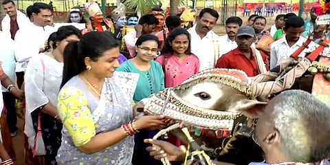 திருப்பதி: அமைச்சர் ரோஜா தலைமையில் சங்கராந்தி விழா உற்சாக கொண்டாட்டம்