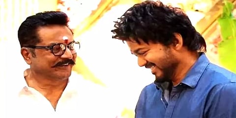 "வாரிசு படத்துலதான் முதன்முறையா ஒரு சூப்பர் ஸ்டாரோட..."-விஜய்யை புகழ்ந்த நடிகர் சரத்குமார்