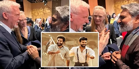 'AvataRRR' மொமன்ட் கொடுத்த கேமரூன்.. பூரித்துப்போன ராஜமெளலி.. என்ன சொன்னார் ஜேம்ஸ்?