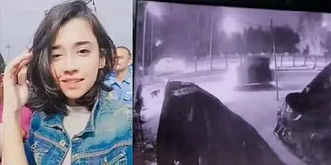 நாய்களுக்கு உணவளித்த பெண் மீது மின்னல் வேகத்தில் மோதிய கார் - அதிர்ச்சி சிசிடிவி காட்சி!