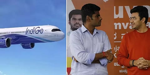 `விமானத்தில் அவசரகால வழியை திறந்தது தேஜஸ்வி; உடனிருந்தது அண்ணாமலை’-சக பயணி பரபரப்பு பேட்டி