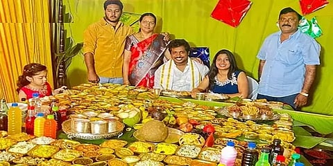 மருமகனுக்கு 379 உணவு வகைகளைப் பரிமாறிய மாமனார்! எதற்காக தெரியுமா?