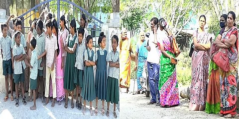 `க்ளாஸ்ல டீச்சர் மொபைல் கேம் விளையாடறாங்க; நாங்க பாத்ரூம் கழுவணுமாம்’-பொங்கி எழுந்த சிறார்