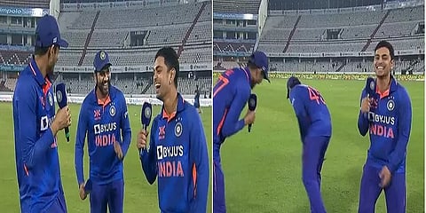 ”பையா கேப்டன் நீங்க தான்”.. ரோகித் கேள்விக்கு கேலியாக பதில் சொன்ன இஷான் கிஷன்!