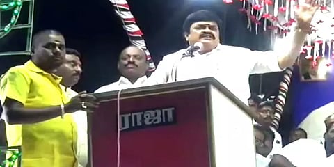 `மக்கள் ஏற்றுக் கொண்டு திமுக ஆட்சிக்கு வந்ததே இல்லை’ - ராஜேந்திர பாலாஜி பேச்சு