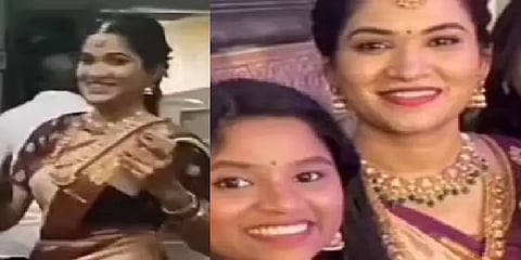 பெங்களூரு டிராஃபிக்கில் சிக்கிய கார்.. சாமர்த்தியமாக தப்பித்த மணப்பெண்..!