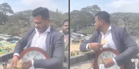 ”இந்தா வெச்சுக்கோங்க” - மேம்பாலத்தின்மீது நின்று ரூபாய் நோட்டுக்களை வீசிய நபர்!